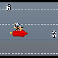 Number Lanes activity